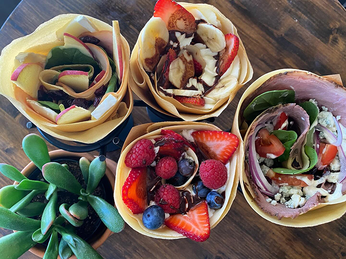 Gypsea Crepes eatery in Panama City Beach, Florida