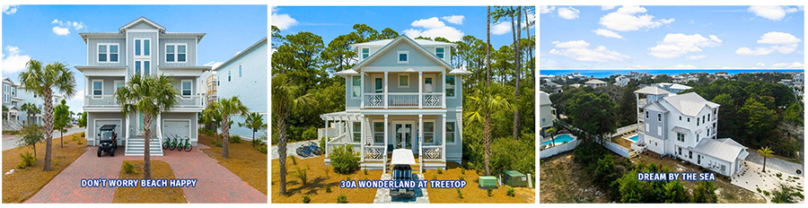 30A vacation rentals for large groups